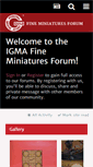 Mobile Screenshot of fineminiaturesforum.com